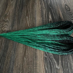 Custom color synthetic dreadlocks extensions double ended or single ended dreads