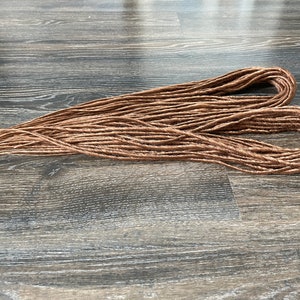 Light brown synthetic dreadlocks extensions double ended or single ended dreads