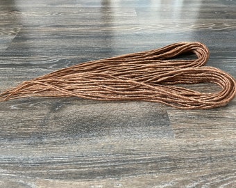 Light brown synthetic dreadlocks extensions double ended or single ended dreads