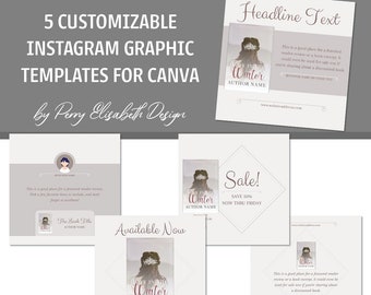 31 Canva Templates for Authors - Rose