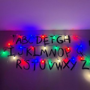 Letras de pared del alfabeto para fiestas, imprimibles, descarga digital instantánea.