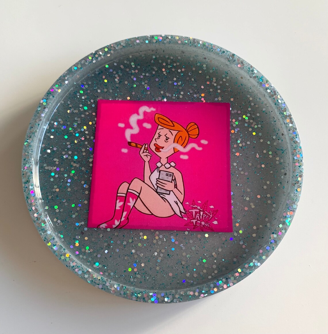 The Flintstones Wilma Flintstone Baked Bong Smoke Stoner Weed Etsy