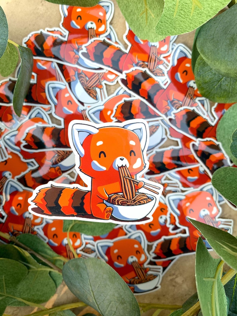 Red PandaNoodles Etsy