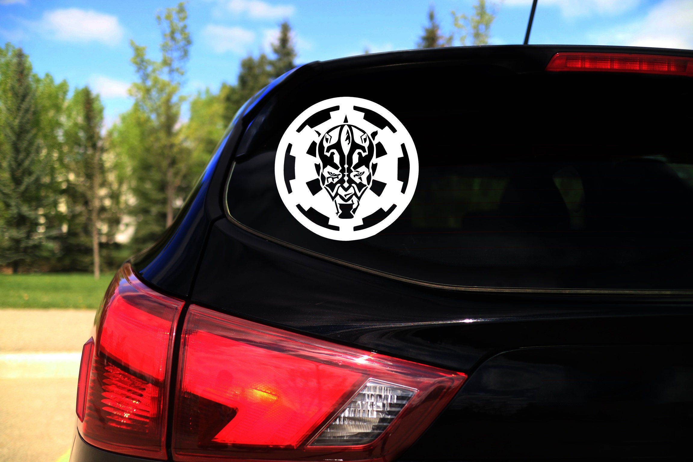 Star Wars Darth Maul Empire Decal, Star Wars Car Decal, Darth Maul Bumper Sticker, Gift For Him, Gift For Her
