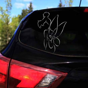 Sticker contour fée clochette