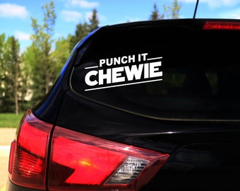 Star Wars Punch It Chewie Decal
