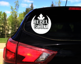 Star Wars Rebel Scum Logo Decal, Car Sticker, Gift for him, Gift for her