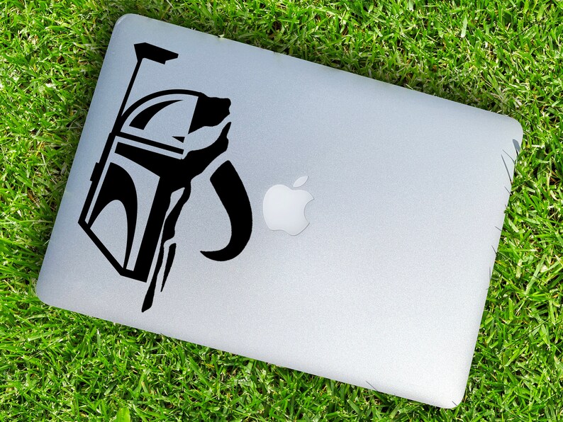 Mandalorian Computer Sticker Star Wars Mandalorian Decal, Star Wars Sticker, Gift for Him, Gift for ...