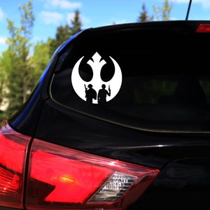Star Wars Rebellion Han Solo and Princess Leia Decal