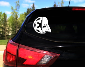 Naklejka „Gwiezdne Wojny: Darth Vader Empire”, naklejka na samochód „Gwiezdne Wojny”, naklejka „Gwiezdne Wojny”, prezent dla niego, prezent dla niej
