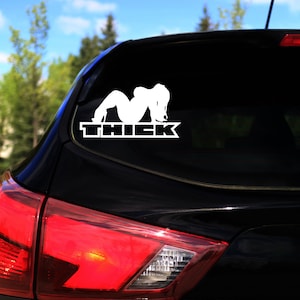 Sexy Thick Girl, BBW Decal
