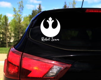 Star Wars Rebel Scum Logo Decal, Car Sticker, Gift for him, Gift for her