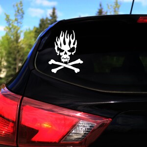 Sticker Skull and Crossbones
