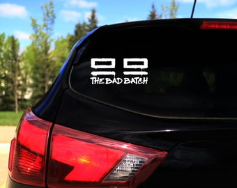 Star Wars The Bad Batch Decal, Clone Force 99 Decal, Star Wars Bad Batch Sticker
