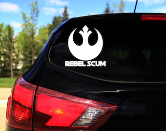 Star Wars Rebel Scum Logo Decal, Car Sticker, Gift for him, Gift for her