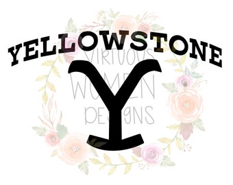 Download Yellowstone svg | Etsy