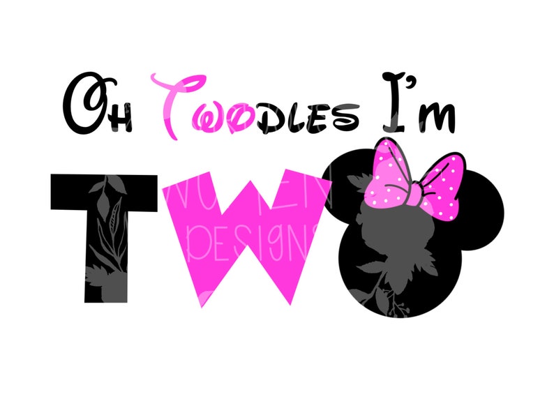 Oh Twodles Im TWO PNG | Etsy