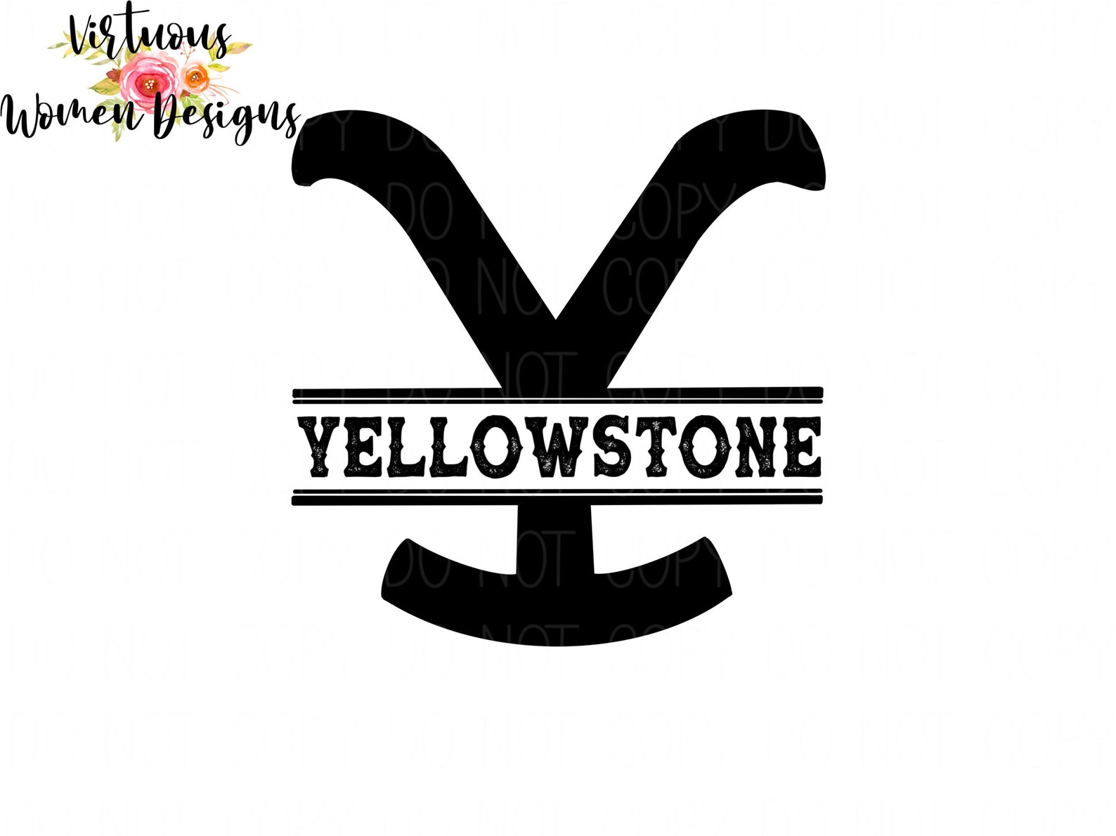 Yellowstone Brand PNG FILE Etsy