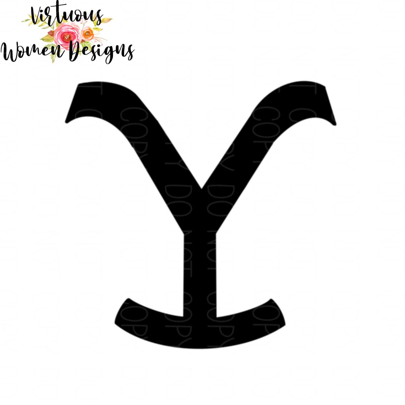 Yellowstone Brand PNG FILE Etsy