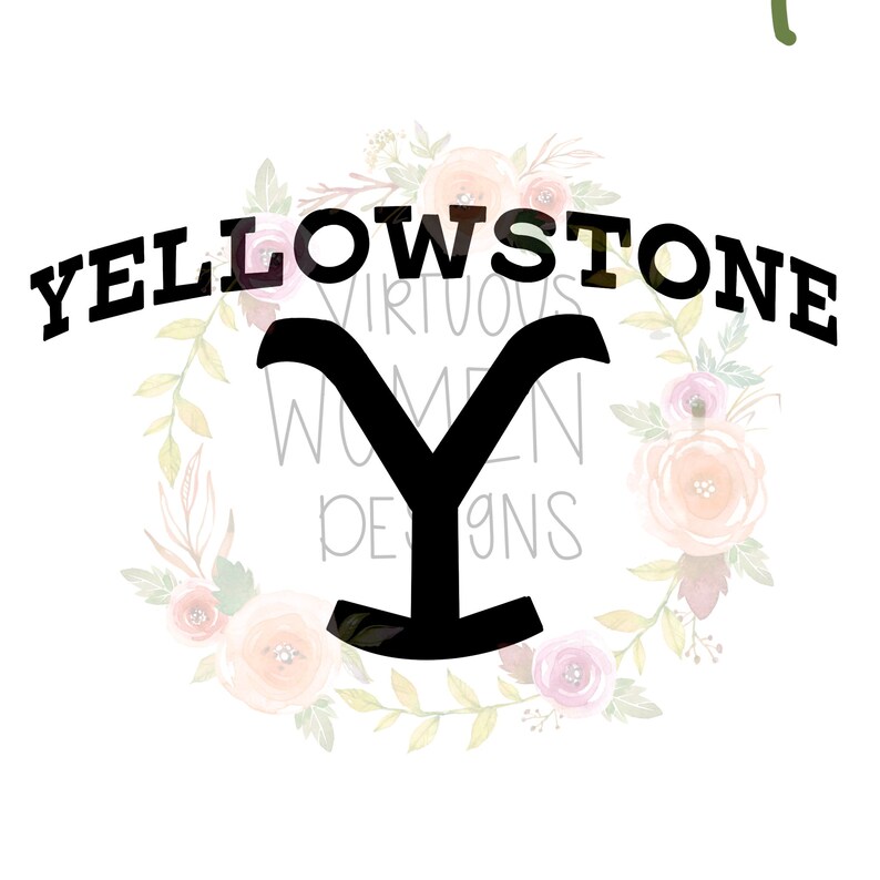 Yellowstone Brand PNG FILE Etsy