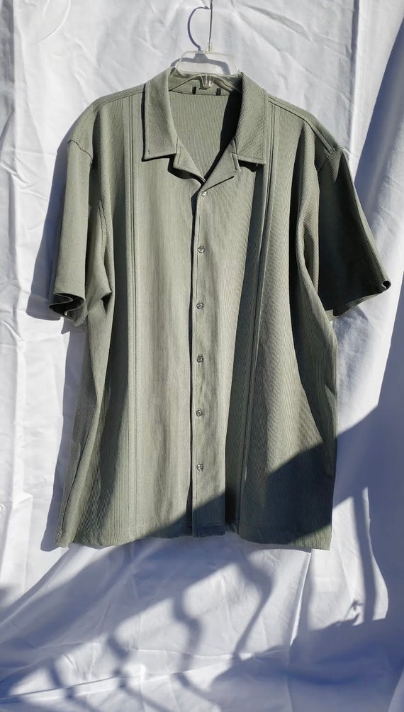 Vintage Men's Bowling Shirt, 1990s Rayon Bowling S