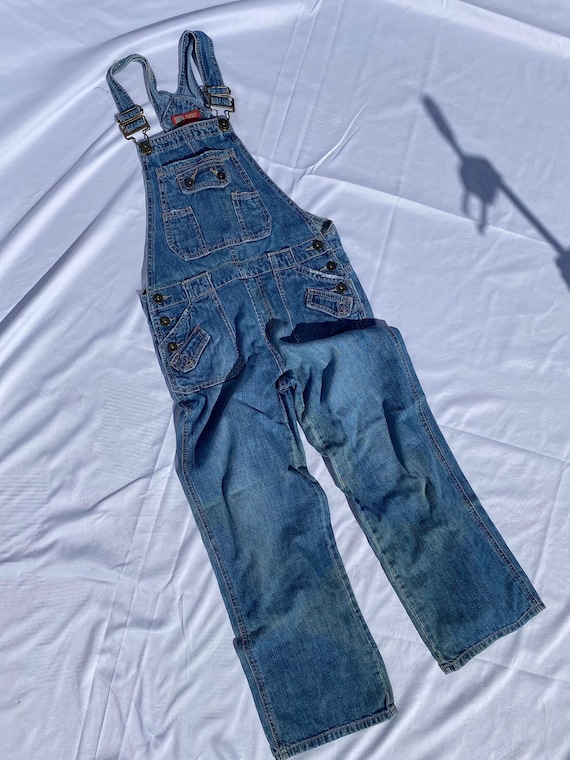Vintage overalls, denim overalls, 1960s overalls, vin… - Gem