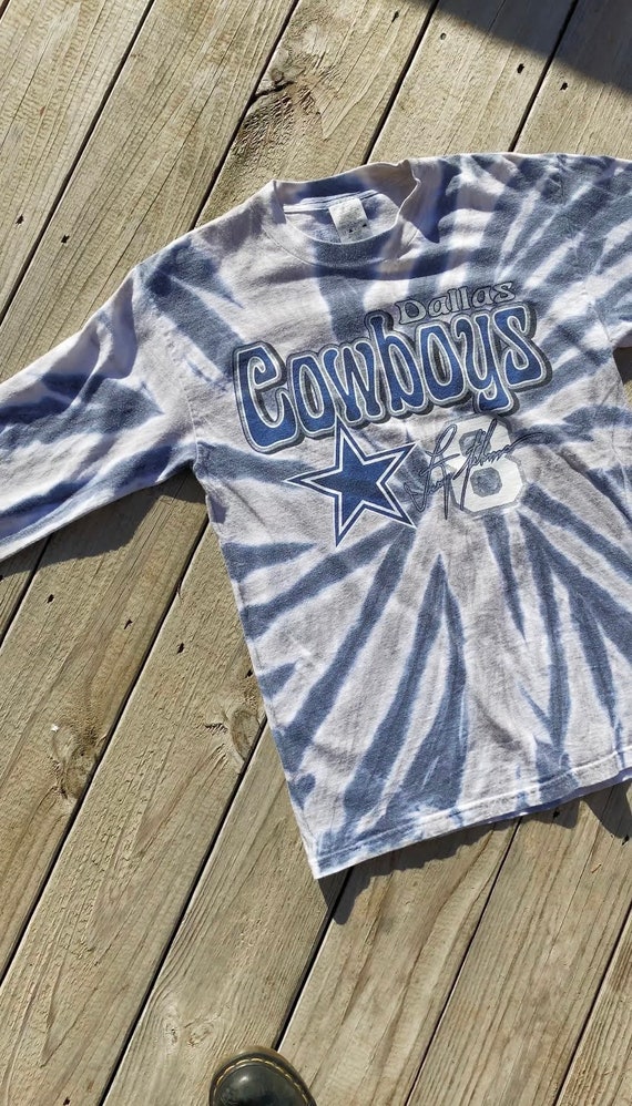 Vintage Tie Dye Dallas Cowboys Tee Shirt, 1990s Tr