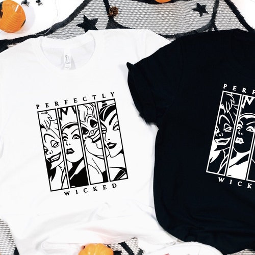 Disney Villian Graphic Tee/disney Villains Shirt/ Disney Etsy