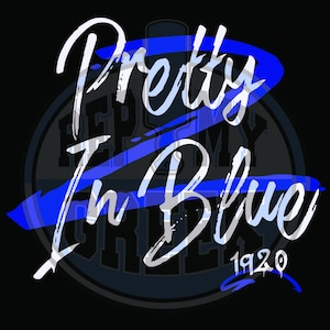 Pretty in Blue Instant Download