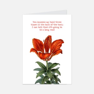 Carte de vœux TS Romantique Floral