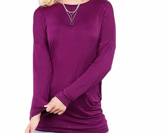 womens banded bottom tops