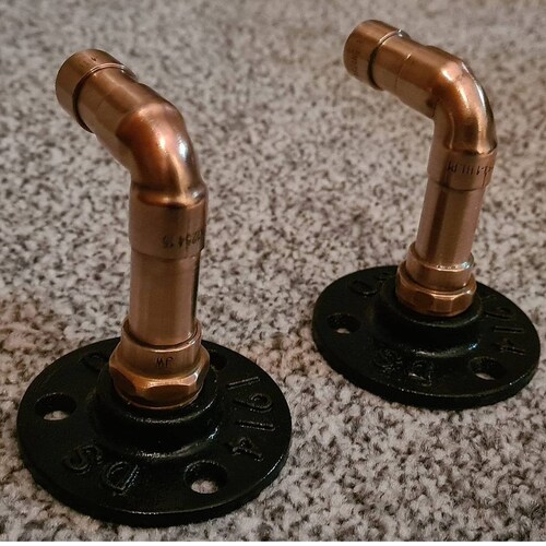 Copper Pipe and Iron Hook Etsy