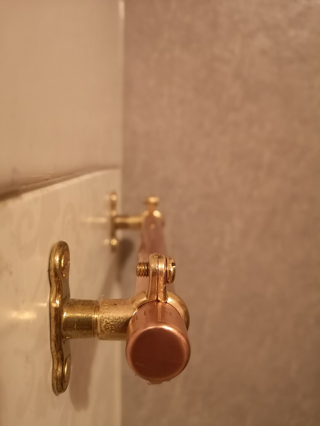 Copper Pipe Towel Rail Etsy