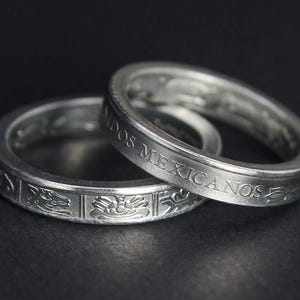 Quinceanera Ring-Quinceanera Jewelry-Sweet 15-Quinceanera Gift-Coin Ring-2 peso-Mis Quince Anos-15th Birthday Gift-Quinceanera Anillo-Mexico