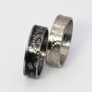 These unique sunflower rings and a one of a kind! We offer both antiqued and polished!