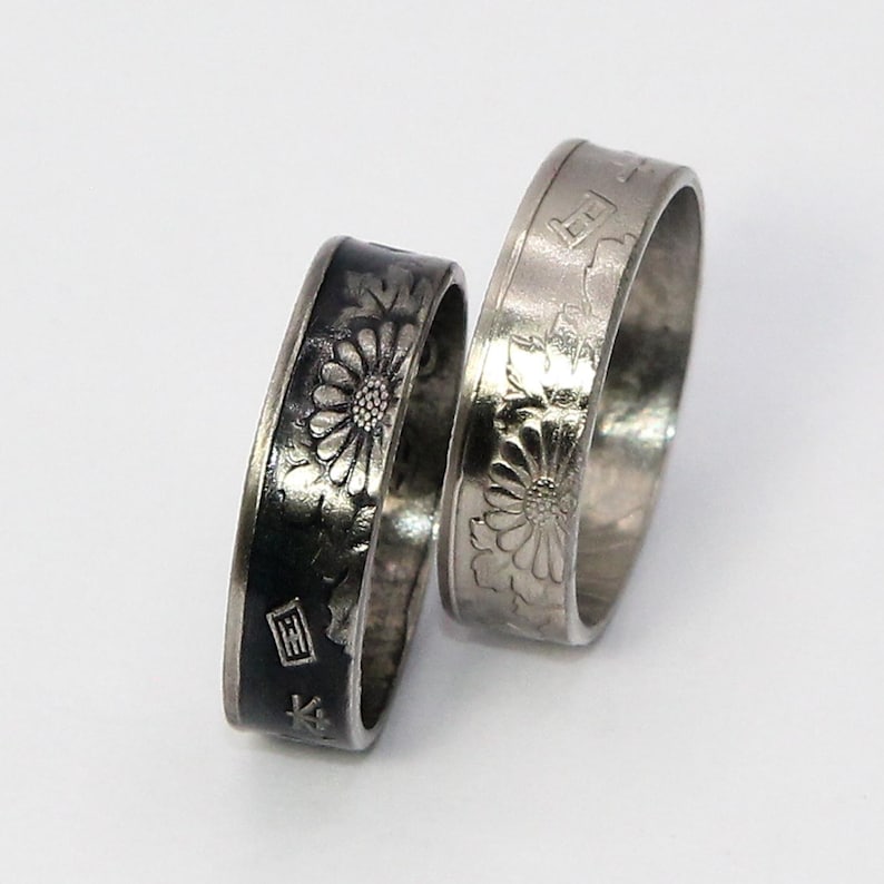 These unique sunflower rings and a one of a kind! We offer both antiqued and polished!