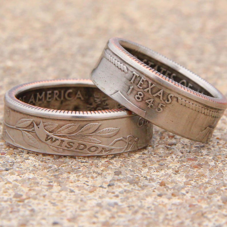 State Coin Rings State Quarter Coin Rings, Quarter Dollars, State Quarters, Coin Ring ...