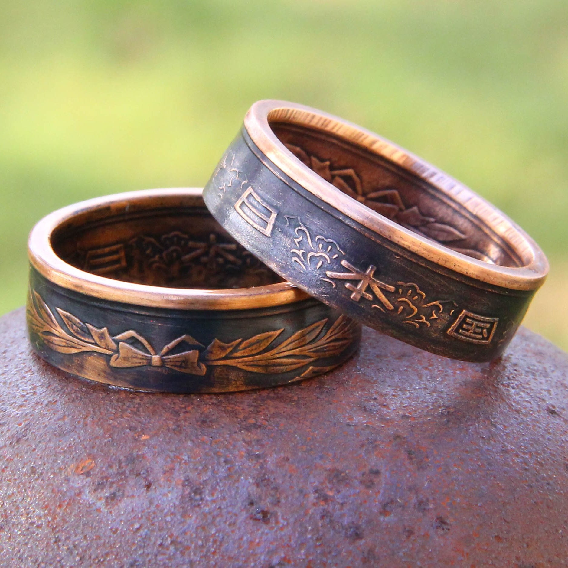 Japanese 10 Yen Coin Ring, Anime Ring
