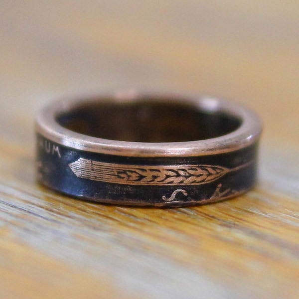 Wheat Penny Coin Ring, US Penny Ring, Lucky Penny, Coin Ring, Promise Ring, Patriotic Ring, Freedom Ring, 1 Cent, Penny Coin Ring, Souvenir