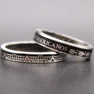 Quinceanera Ring-Quinceanera Jewelry-Sweet 15-Quinceanera Gift-Coin Ring-1 Peso-Mis Quince Anos-15th Birthday Gift-Quinceanera Anillo-Mexico