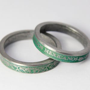 Quinceanera Ring-Quinceanera Jewelry-Sweet 15-Quinceanera Gift-Coin Ring-5 Peso-Mis Quince Anos-15th Birthday Gift-Quinceanera Anillo-Mexico