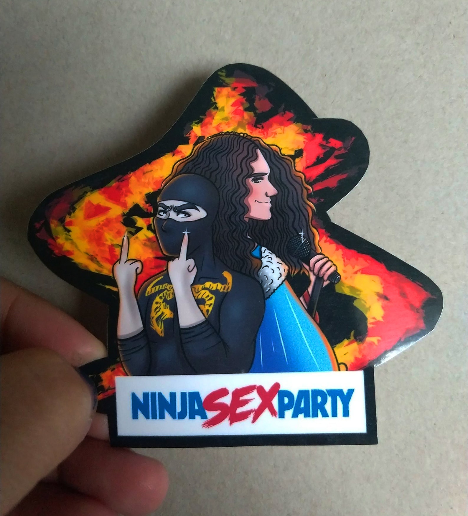 Ninja Sex Party Danny Sexbang and Ninja Brian Vinyl 3.5 Inch | Etsy