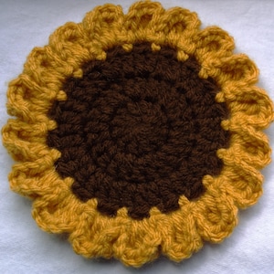 Handmade Crochet Flower Coaster