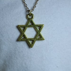 18 Inch Doll Star of David Necklace