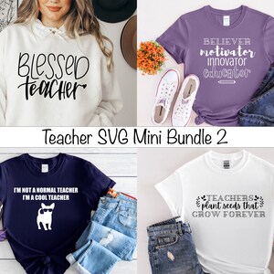 Teacher SVG Mini Bundle 2, Digital Download, teacher svg designs, svg bundle, svg files for teachers, teacher car sticker svg