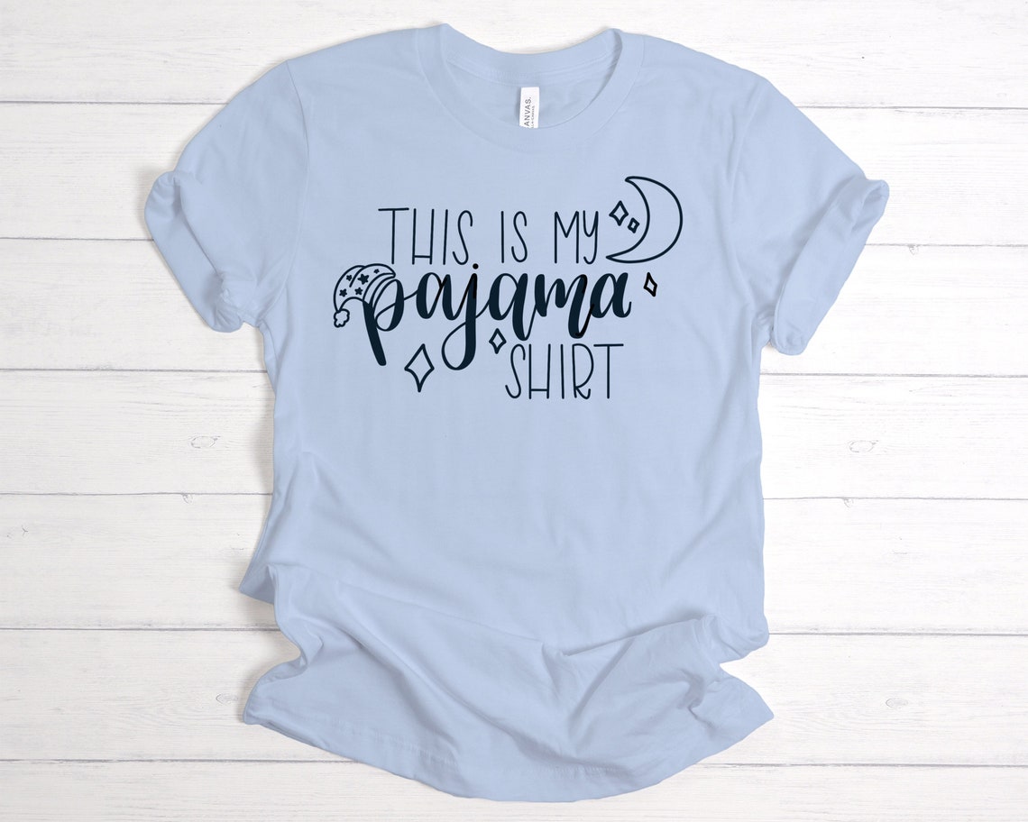 This is My Pajama Shirt SVG// Cutting File // SVG //PNG // Hand Drawn