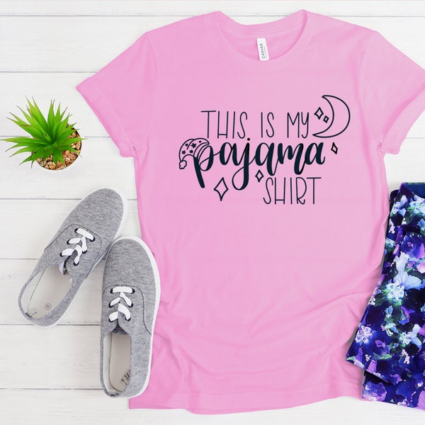 This is My Pajama Shirt SVG// cutting file // SVG //PNG // Hand Drawn