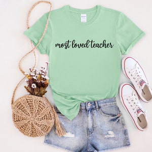 Most loved teacher svg, png, teacher svg file, svg file for teacher, teacher appreciation svg, cute teacher svg, svg file for silhouette
