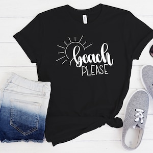 Beach Please SVG// cutting file // SVG //PNG // Hand Drawn