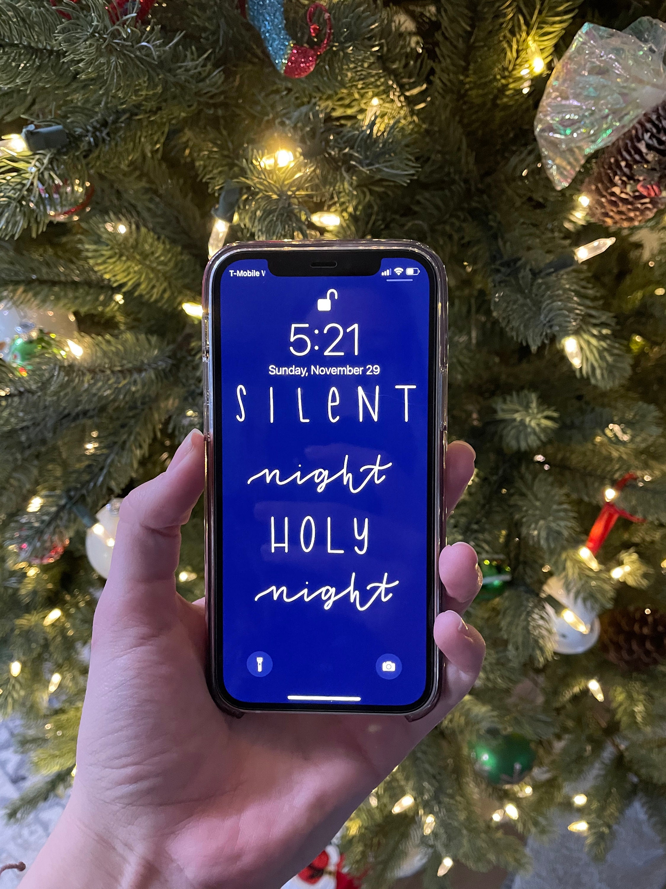 Silent Night Christmas Iphone Wallpaper//iphone X/11/12 All - Etsy Silent Night Christmas Iphone Wallpaper//iphone X/11/12 All - Etsy